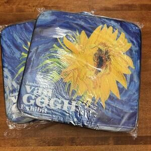 NEW! Immersive Van Goph, Seat Cushions, Set of 2